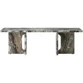 Audo Copenhagen Androgyne Lounge Tafel Grey Galaxy Marble