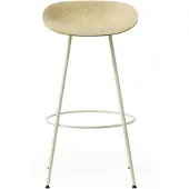 Normann Copenhagen Barstoel Mat Barstool 75 cm Cream Steel Hemp