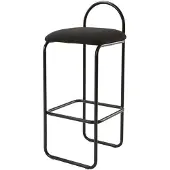 AYTM Angui High Barstoel 92.5 cm | Anthracite Boucle