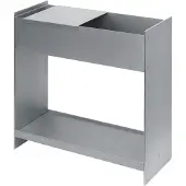 Ferm Living Plant Box Lager Plant Box With Shelf Aluminium