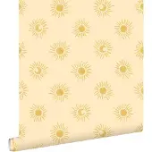 ESTAhome behang zonnetjes geel - 50 x 900 cm - 131774
