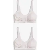 Bonprix Steun bh zonder beugels met gewatteerde schouderbandjes (set van 2) 110