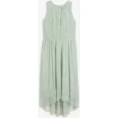 Bonprix High-low jurk van zacht tule en kant maat 176