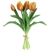 Countryfield Kunstboeket Tulipa geel/fuchsia
