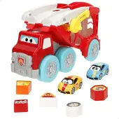 Bburago 78902 Interactive Car Carrier Truck Rood Kinderen