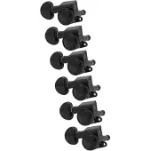 Grover 505BCL6 Mini Roto-Grip Locking Rotomatics, Black Chrome Mini Rotomatics