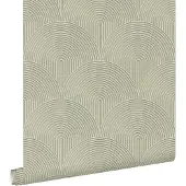 ESTAhome behang 3D-motief groen - 50 x 900 cm - 131105