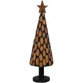 vidaXL Kerstboom met standaard Bruin 149 cm Massief teakhout