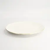 Tokyo Design Studio - Nippon White Gold Rim Plate 25.5cm Wave