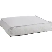 Flamingo - Kussen Baleno Rechthoekig Lichtgrijs met rand 80x60x18cm