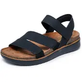 SKECHERS Sandalen met riem 'LIFTED COMFORT' zwart