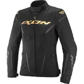 Ixon Striker 2 Air WP L Zwart Goud Waterdichte Dames Textiele Motorjas Maat L