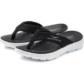 Venice beach Teenslipper zwart gemêleerd / offwhite