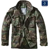Brandit Tussenjas 'Field' navy / bruin / groen / olijfgroen