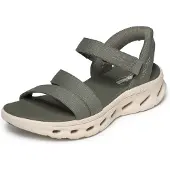 SKECHERS Slip-ins: Go Walk Glide Sandalen Groen | Maat: 41