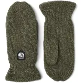 Hestra - Basic Wool Mitt - Handschoenen 6, olijfgroen