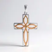 Cavill - Zilveren hanger - 925 Sterling zilver - I1 Argyle Rose de France diamant 0,013 ct - ronde briljant - handgemaakt elegant design