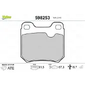 Valeo 598253 Remblokken