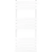 Monster Platte handdoekradiator - 1200mm x 450mm - Wit