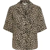 ONLY Blouse 'ONLEMMIA' beige / lichtbruin / zwart