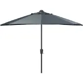 Intratuin Parasol Balcony Grijs 80+UV 257 X 130 Cm