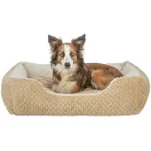Trixie hondenmand kaline mio hoekig lichtbruin/creme 80x65 cm