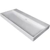 Ink Urban Wastafel 0 kraangat Porselein 100x45x8cm Wit 0201061