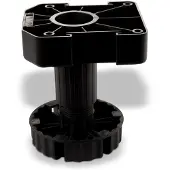 Sotech 5 x Set van 4 meubelpoten zwart met sokkelhoogte 110 mm