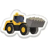 Amscan - Folieballon shovel construction part - 55 cm x 33 cm