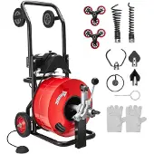 Vevor pijpreinigingsmachine φ19 mm x 30 m