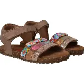Shoesme suède sandalen taupe Bruin - maat 28 | Sandaal van