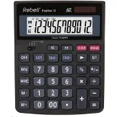 Rebell calculator - PANTHER 12BX - zwart - RE-PANTHER12BX