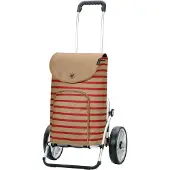 Andersen Shopper Trolley 'Eske' beige / lichtrood