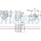 Nissens 91512 Oliekoeler, automatische transmissie