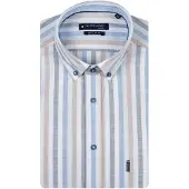 Giordano Overhemd heren Blauw Ivy Long Sleeve Button Down F 617140/61