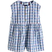Next Overall blauw / smaragd / kersrood / wit