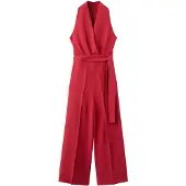 Mango Jumpsuit 'CRISTINA' rood