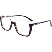 Karl Lagerfeld Bril - - KL355 - Metaal - Paars - 55/16/140