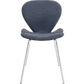 Kare design Stoel Soft Blossom blauw
