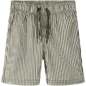Name It Mini Zwemshorts bruin / offwhite