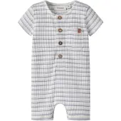 Lil´ Atelier Rompertje/body lichtblauw / wit