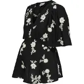 ONLY Maternity Blouse 'OLMElsi' zwart / wit