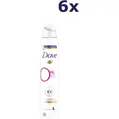 Dove 6x 200ml deo spray women invisible care