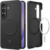 Spigen Air Skin Aramid Mag MagSafe Hoesje voor Samsung Galaxy S26 Plus Zwart