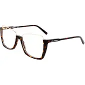 Karl Lagerfeld Bril - - KL355 - Metaal - Donker Havana - 55 mm