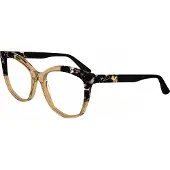 Karl Lagerfeld Bril - - KL6154 - Acetaat - Bruin gemarmerd - Maat 55/16/140