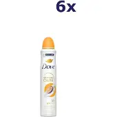 Dove Advanced Care Go Fresh Deodorant Spray Passion Fruit & Lemongrass - 6 x 250 ml