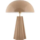 Present Time Tafellamp Amplio XL Enamel Soft Brown