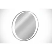 Meublorama Spiegel badkamer LED rond 60 cm achtergrondverlichting wit design