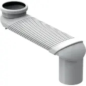 Geberit buigbocht voor staand toilet, 1 stuk.